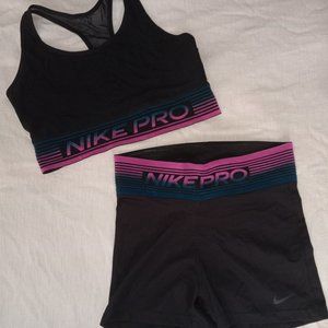 Nike Workout 2 piece set (xs/s)